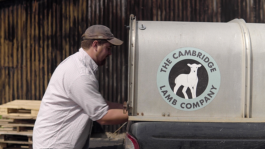Young farming entrepreneur relies on high quality inputs to drive continued growth in direct lamb sales