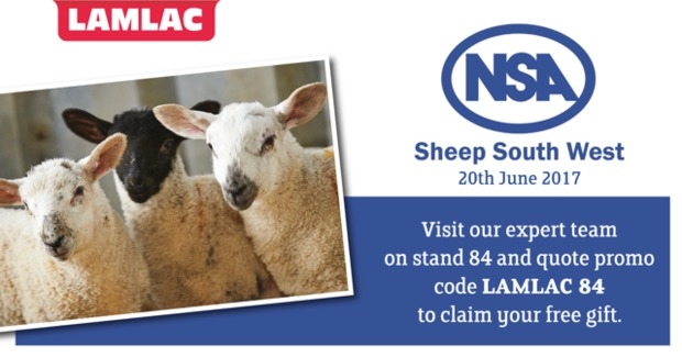 Visit us at NSA Sheep South West for your free gift